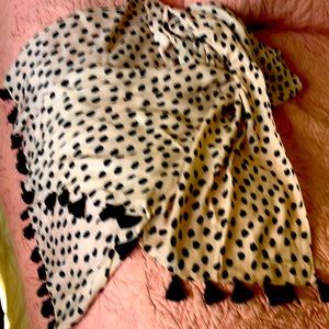 Kate Spade tasseled pashmina